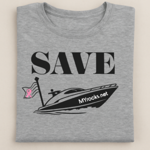 Save Motorboating Breast Cancer Tee