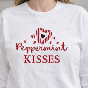 Graphic Tee Peppermint Kisses