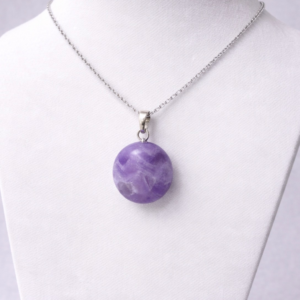 Amethyst Necklace - Sterling Silver