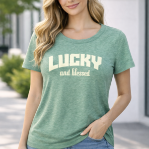 Lucky St patricks day graphic tee