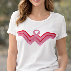 Wonder Woman Breast Cancer Graphic Tee