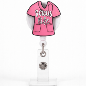 Pink Scrub Life Badge Reel