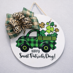 st patricks day door hanger