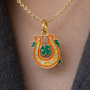St. Patrick's Day Horseshoe Charm-Stanley Charm